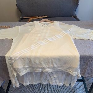 Y-3 adidas yohji Yamamoto off white shirt